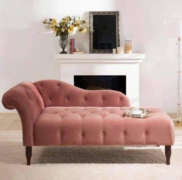 Chaise longue Swedish wood 180x85 cm - Kashmir - BF33