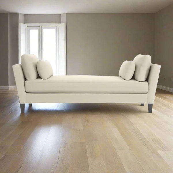 Chaise longue Swedish wood 160x85 cm - Beige - FUD225
