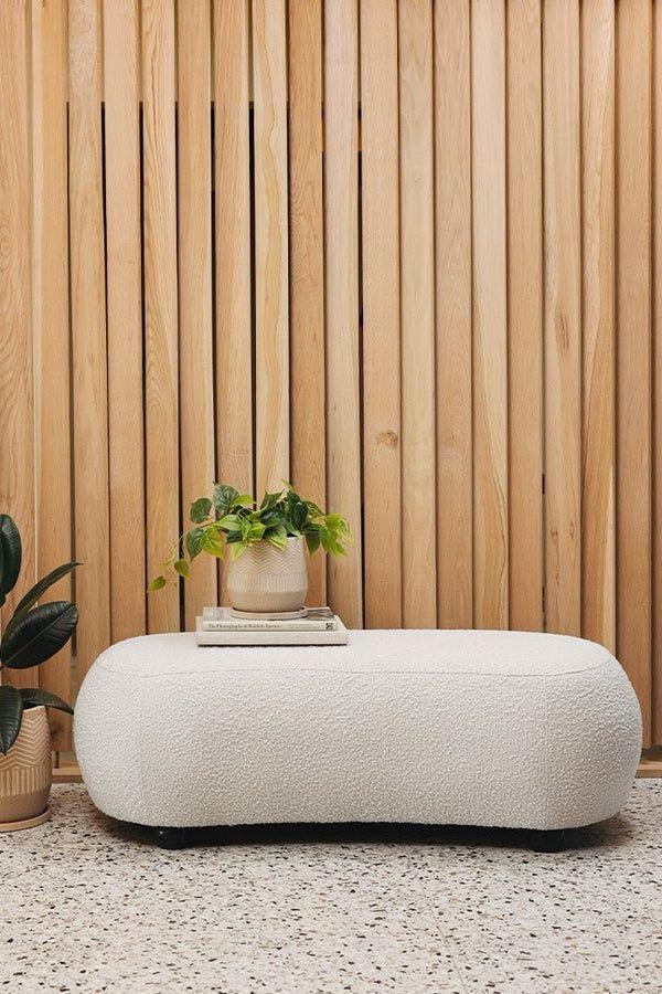 Banquette Swedish wood 120x50 cm - Off White - Banquett.36