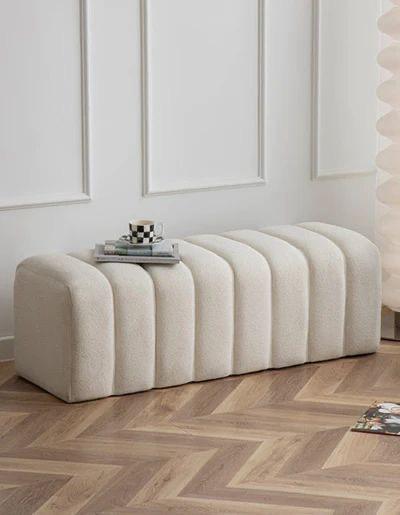 Banquette Swedish wood 180x50 cm - Beige - Banquett.43