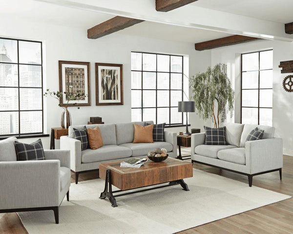 Three-piece living room set - Grey - KM85