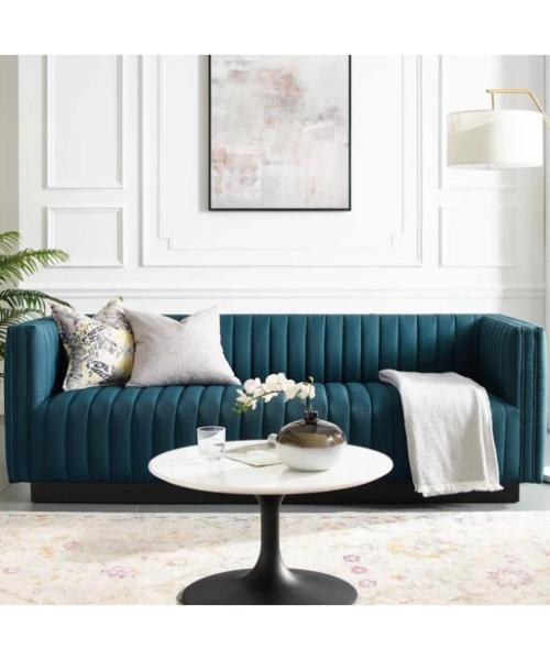 Sofa Swedish Wood 85x280 cm - Petrole - SAD.32