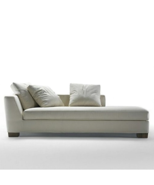 Chaise longue Swedish wood 180x85 cm - Off White - NAXc123
